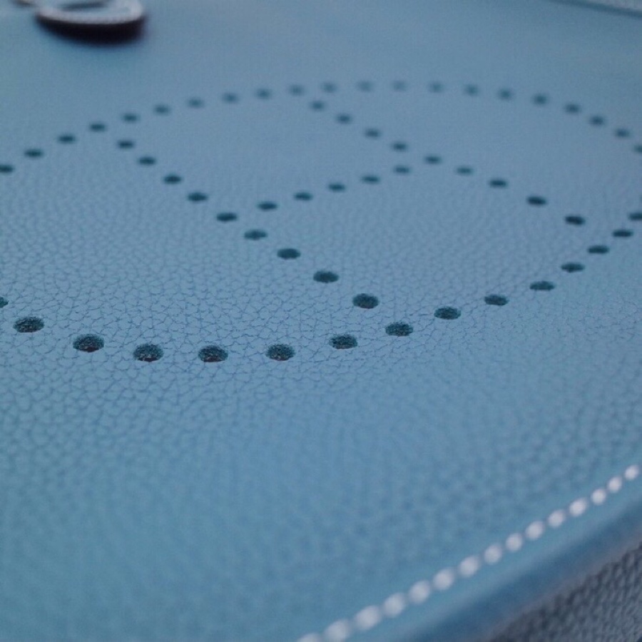 에르메스 에블린29 블루진 은장